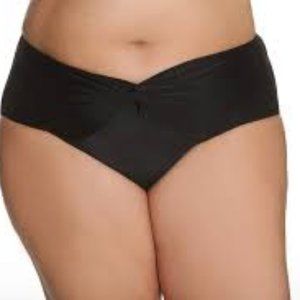 Sun and Sea Womens Twist Overlay Swim Brief NWT